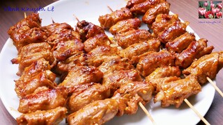 THỊT NƯỚNG KIM TIỀN - Mẹo ướp Thịt nướng thơm ngon, bóng mềm, KHÔNG khô, KHÔNG cháy by Vanh Khuyen