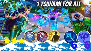 3 STAR KADITA ASTRO POWER 1 TSUNAMI DELETE EVERYONE | MLBB MAGIC CHESS  BEST 1 SHOT MAGE NEW META