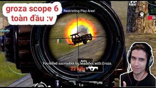 PUBG Mobile - Lần Này Groza Scope 6 ZoomOut | Khi Bạn Quá Giàu Thì Flare Gun Để Troll Địch