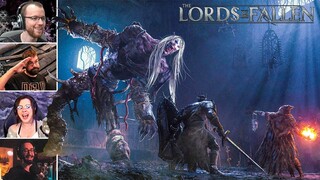 Streamer React to The Lords of the Fallen, Funny Moments Compilation (Funny Moments)