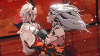 [Onmyoji MMD][Tsuki] Pesta Berbahaya♥