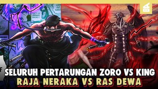 Terlalu Mendebarkan, Kemarahan Si raja Neraka!! Seluruh Pertarungan Roronoa Zoro Vs King / Arber