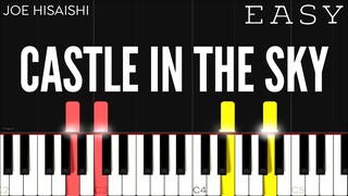 Joe Hisaishi - Laputa - Castle In The Sky Theme | EASY Piano Tutorial