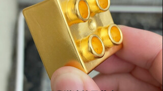 It should be fun to put together the golden blocks