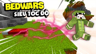 KHANGG THỬ THÁCH BEDWARS SIÊU TỐC ĐỘ VÀ GẶP NGAY ĐỐI THỦ PRO PVP TRONG MINECRAFT