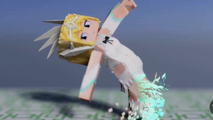 MMD·3D|Minecraft|Luyện tập hiệu ứng làm biến mất nhân vật