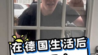 After living in Germany, how do you drink water in the UK?