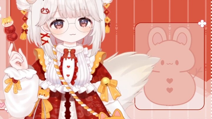 [vup free sharing] Come and get the Bunny New Year Live Room UI Set~