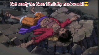 Get ready for Gear 5th luffy next week!😎