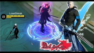 Hayabusa X Vergil Devil May Cry skin