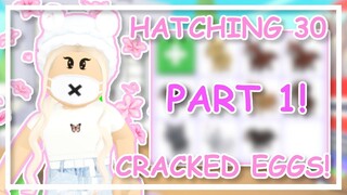 🤩🥚 HATCHING 10 CRACKED EGGS! // Roblox Adopt Me!