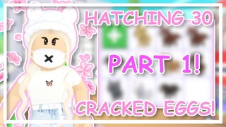 🤩🥚 HATCHING 10 CRACKED EGGS! // Roblox Adopt Me!