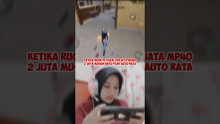 KETIKA RUOK FF PAKAI SENJATA MP40 2 JUTA MUSUH SATU PEAK AUTO RATA