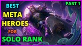 BEST META HERO FOR SOLO RANK | BEST META HEROES SEASON 20