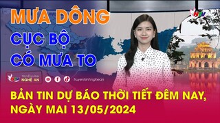 Bản tin Dự báo thời tiết đêm nay, ngày mai 13/05/2024