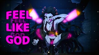 「FEEL LIKE GOD😈」Tanjiro VS Daki「AMV/EDIT」- 4k