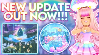 DEWDROP SHOWERS UPDATE OUT NOW! 2023 DEWDROP SHOWERS EVENT! ROBLOX Royale High St Patricks 2023