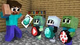 Monster School : Baby Zoombie Talent Dance and Poor Father - Sad Story - Minecraft Animation