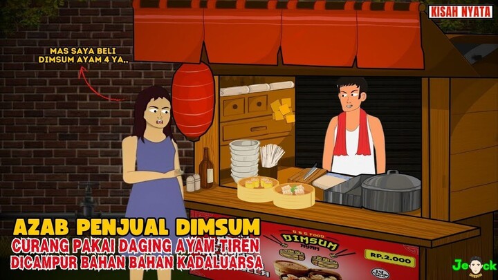 AZAB PENJUAL DIMSUM CURANG PAKAI AYAM TIREN DAN BAHAN BAHAN BERBAHAYA  SINET