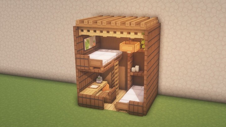 Tempat tidur di bawah meja? Tinggal di~