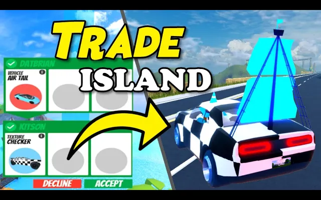 การขยาย Jailbreak TRADE ISLAND! สปอยเลอร์ SAIL WING จำกัด (Roblox Jailbreak)