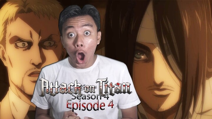 Eren Dan Reiner Akhirnya Bertemu!!!! | Attack On Titan Season 4 INDONESIA REACTION Episode 4