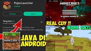 CARA MAIN MINECRAFT JAVA DI HP ANDROID 2022 !! - cara main minecraft java di hp - Pojav Launcher