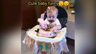 Pt.30 Funny baby moment 😘😘