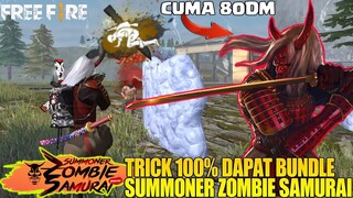 PAKAI BUNDLE ZOMBIE SAMURAI LANGSUNG BISA JUMP SHOT!!! AUTO PECAHIN KEPALA MUSUH! GARENA FREE FIRE