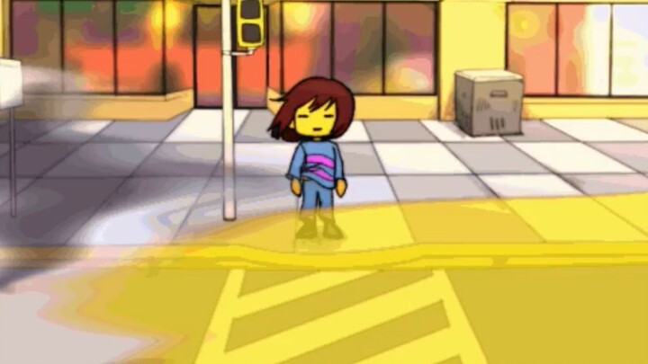【Undertale】Frisk wants to cross the road (Author: 放浪がえる)