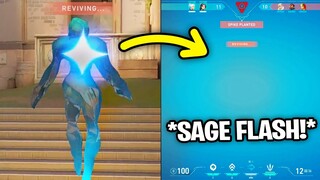 Sage's Revive can FLASH YOU!