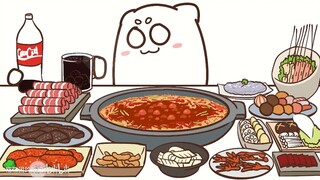 [Gambar Bermusik]Mukbang Anime: Hotpot