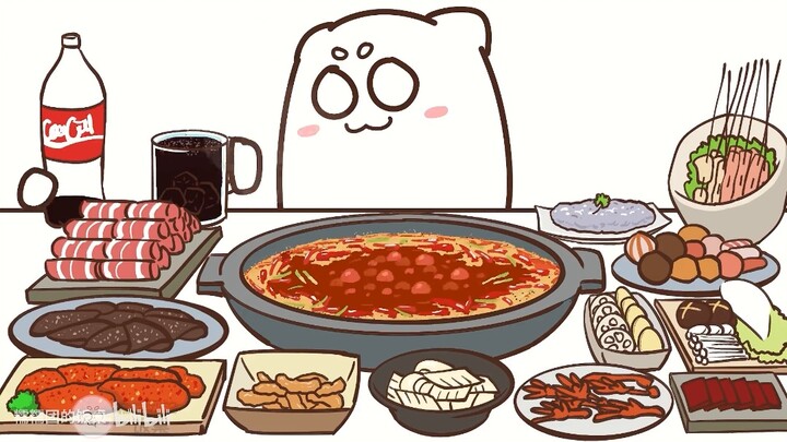 [Gambar Bermusik]Mukbang Anime: Hotpot