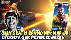 REVIEW SKIN BRUNO NEYMAR JR GRATIS LANGSUNG MENGGILA - MOBILE LEGENDS