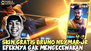 REVIEW SKIN BRUNO NEYMAR JR GRATIS LANGSUNG MENGGILA - MOBILE LEGENDS