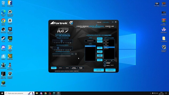 COMO CONFIGURA MACRO DO MOUSE M7 GPRO E QUALQUER OUTRO MOUSE!!!