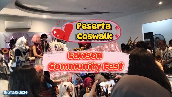 Peserta Coswalk Lawson Community Fest