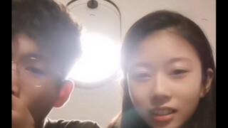 #王崇墨李茉晗 墨爸直播间录屏第一段 茉晗好乖好漂亮！