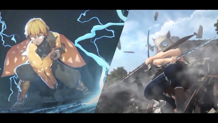Agatsuma Zenitsu / Muzan Kibutsuji Shikigami Animation