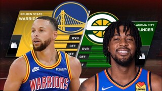 NBA 2K22 ANDROID/WARRIORS VS THUNDERS GAMEPLAY 🏀🏀