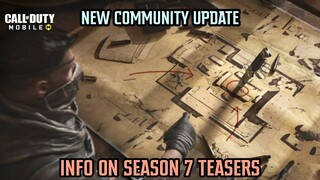 *NEW* COMMUNITY UPDATE | UNDEAD SIEGE IN SEASON 7 | INFO ABOUT SEASON 7 TEASERS...