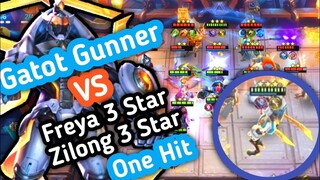 Gatot Gunner Wrestler One HIT With Commander Eggie Magic Chess | Mobile Legends bangbang