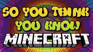 MINECRAFT | BẠN CÓ PHẢI LÀ FAN RUỘT BIẾT TẤT TẦN TẬT VỀ MINECRAFT KHÔNG