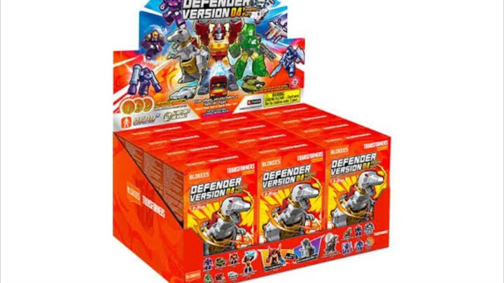 Đồ chơi mô hình Blokees Figures - Transformers Defender Version 04 Tyrants Fury (blind box) - 71404