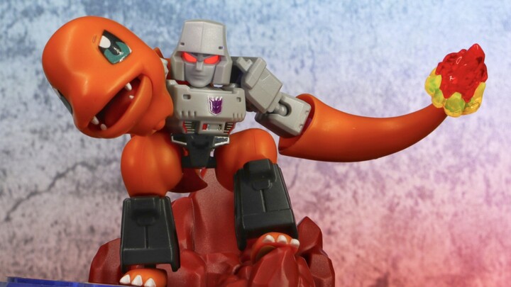 Blue Transformers Super Power Charmander
