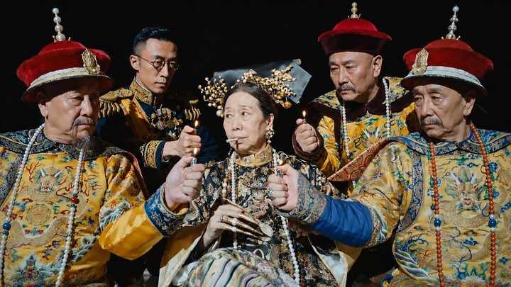 Koreografi kedua tarian hentakan kaki versi Ibu Suri Cixi untuk Cai Xukun