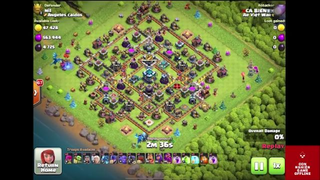 COMBO TH12 ĐÁNH 3 SAO TH13 MAX CẤP ĐỘ  BAY CÚP HUYỀN THOẠI Clash of clans - Trận 4 #game