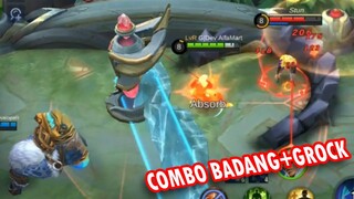 Badang Grock COMBO WOMBO Mobile Legends Funny Gameplay