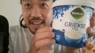 ASMR EATING SOUNDS - GREEK YOGHURT