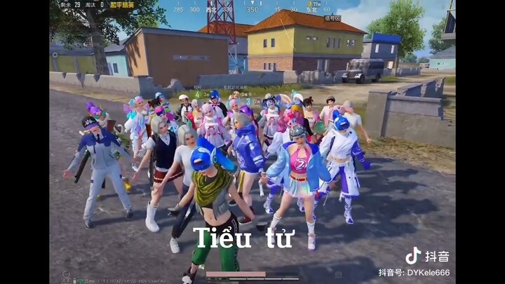 Pubg china | #5  Idol tiktok trung quốc múa Map nhỏ 1x1 cực mượt 《一个秋》
